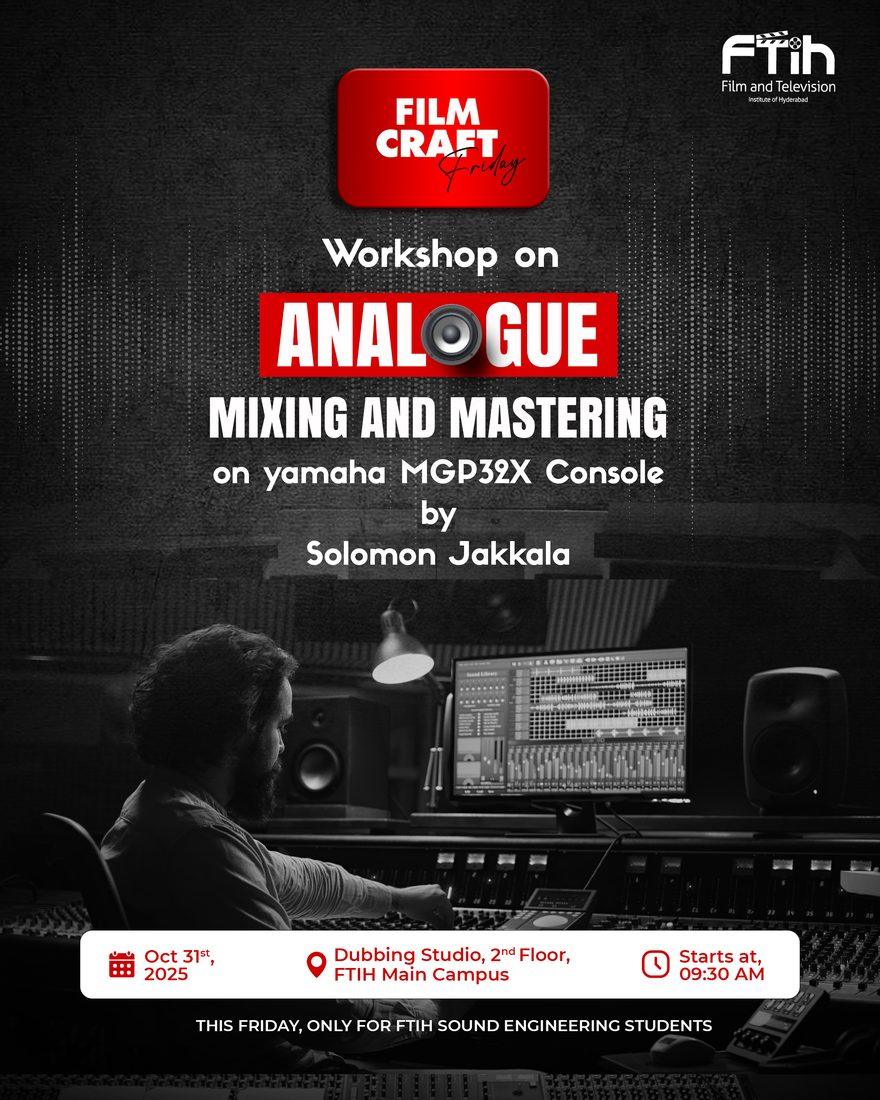 Analogue mixing and mastering